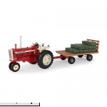 ERTL 1 16 Big Farm Ih 1206 Narrow Front Tractor with Hay Wagon & 36 Bales  B07HNWNSTH